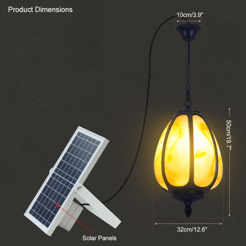 WOMO Luminaire Suspendu Extérieur en Forme de Citrouille - WM9032
