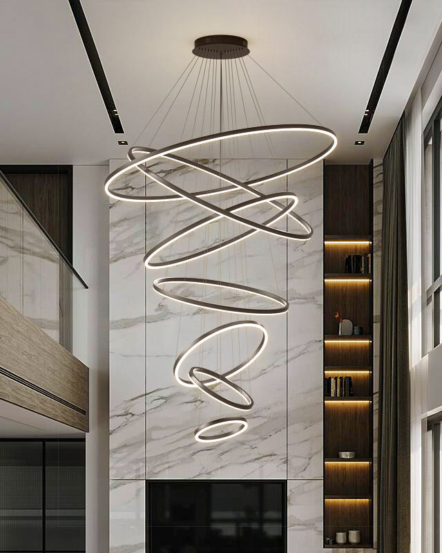 WOMO Lustre Multiple Cercle Led Luxe-WM2159
