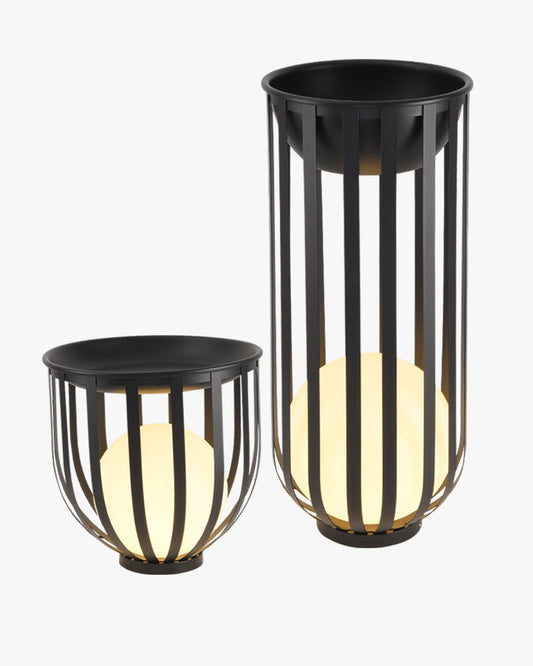 WOMO Lampadaire Extérieur de sol Solaire Rechargeable pour Terrasse-WM9004