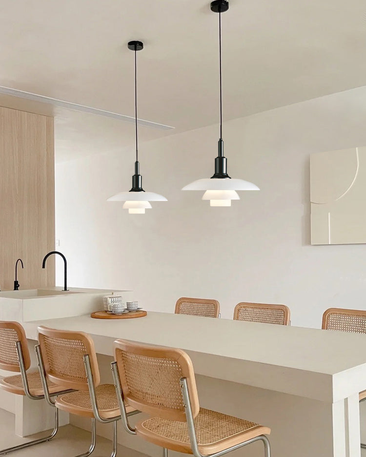 WOMO Suspension Opaline Verre Design-WM2116