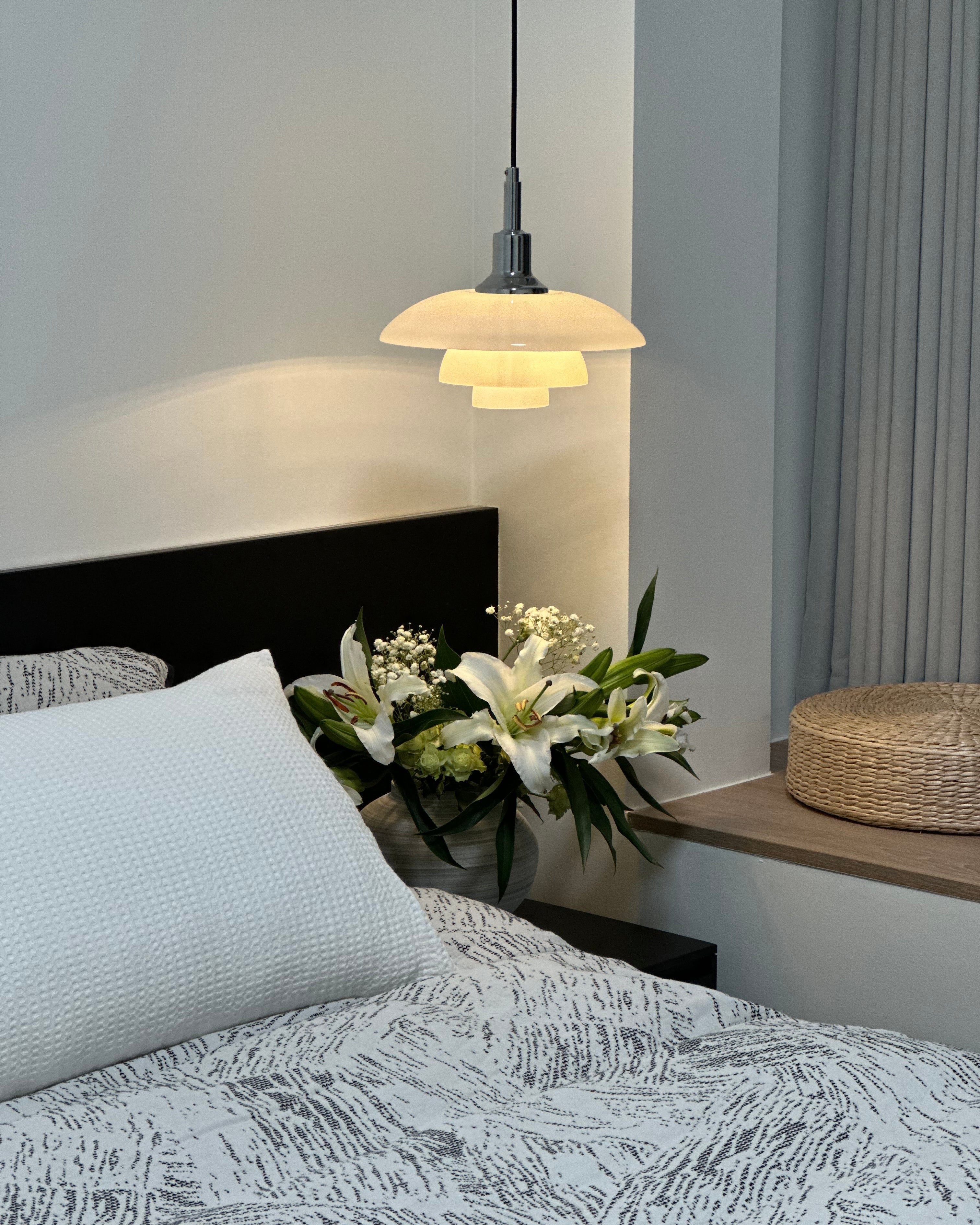 WOMO Suspension Opaline Verre Design-WM2116