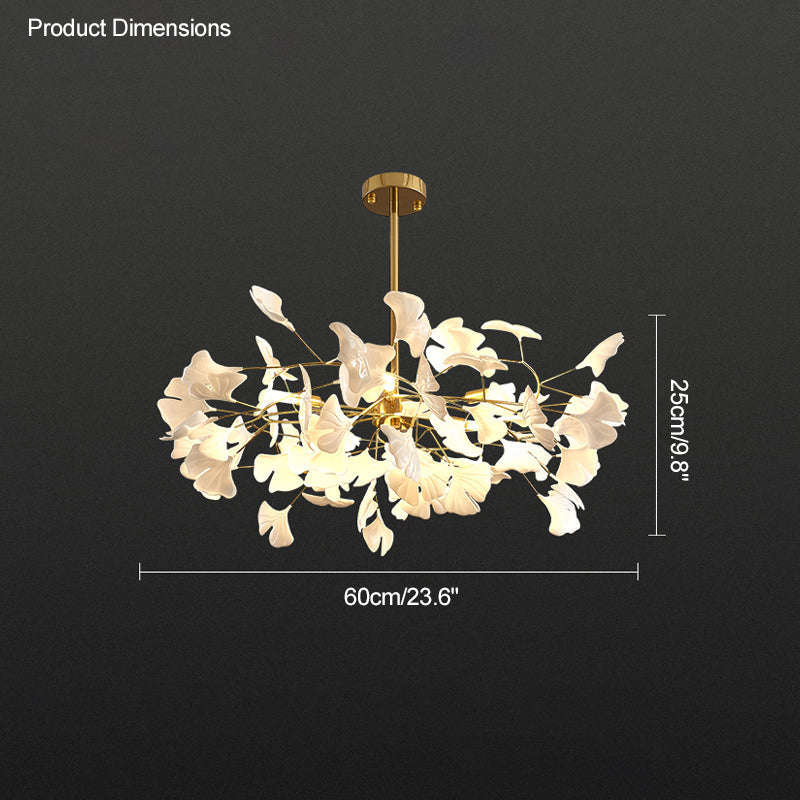 WOMO Lustre Feuille de Ginkgo Décorative-WM2205