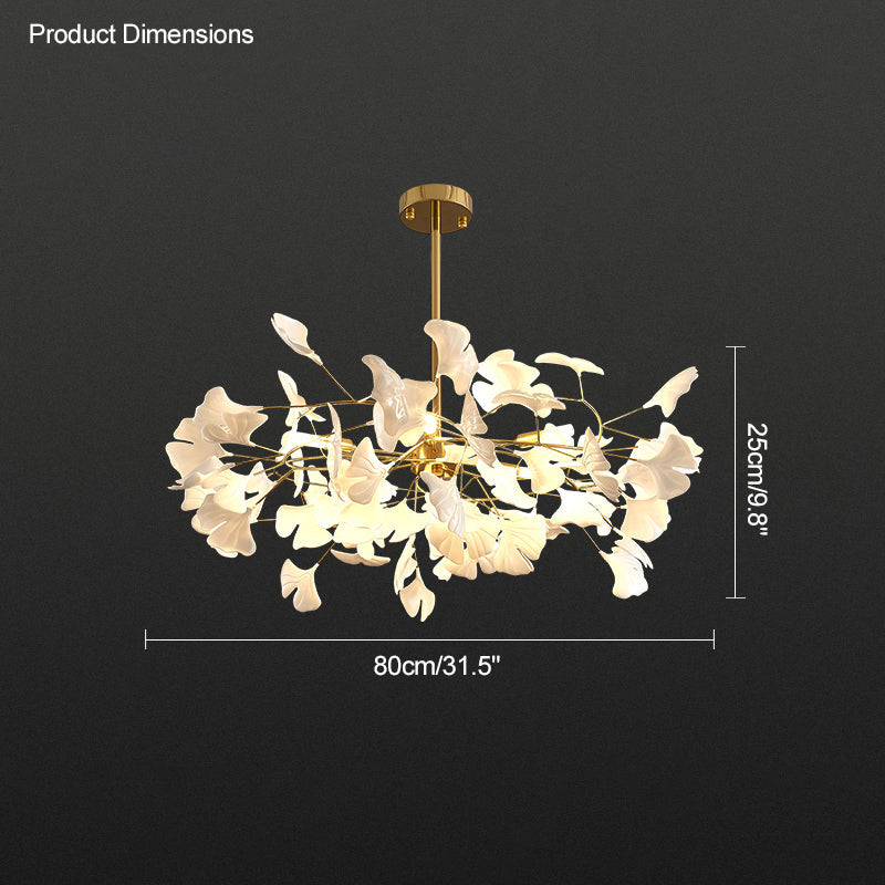 WOMO Lustre Feuille de Ginkgo Décorative-WM2205