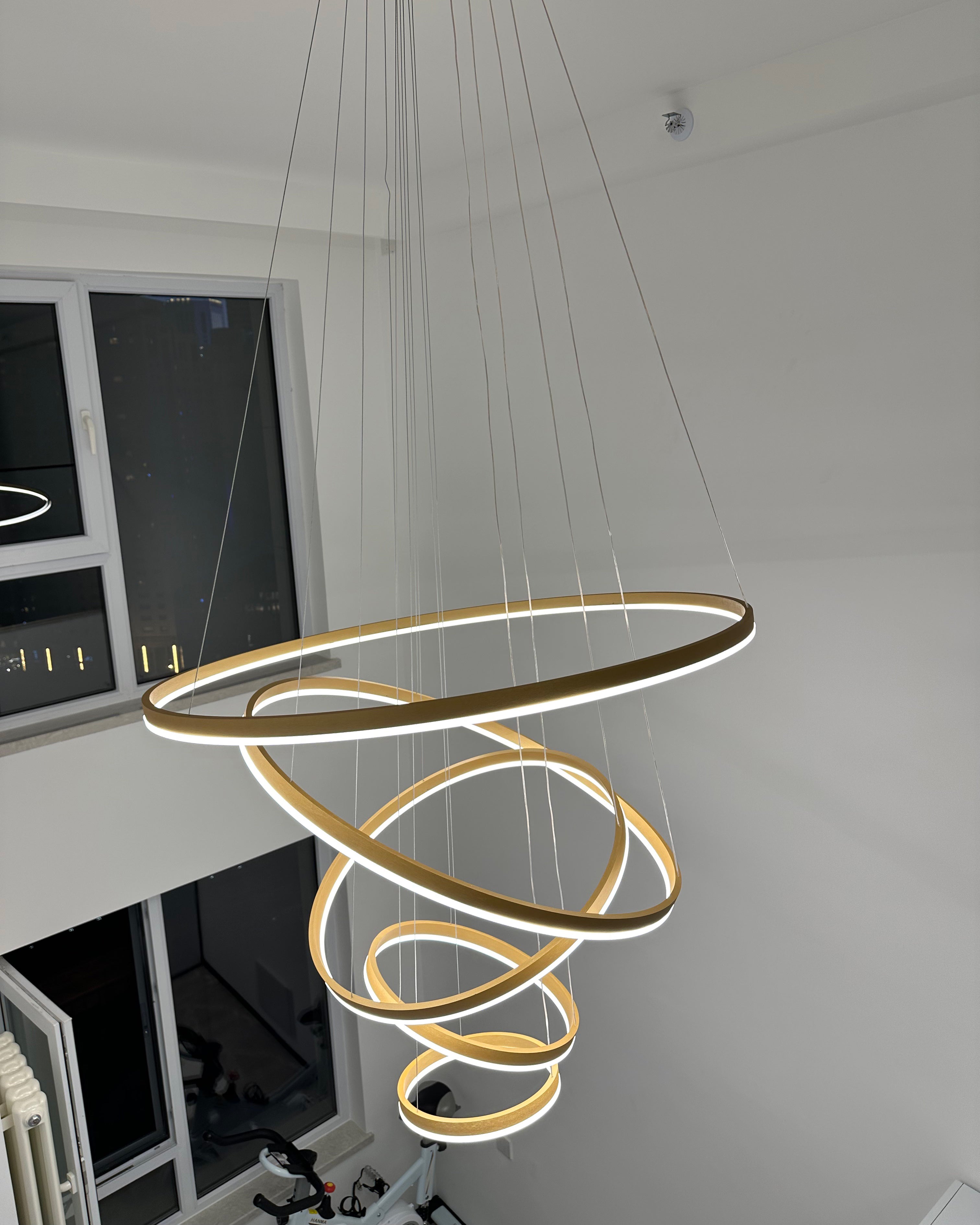 WOMO Lustre Multiple Cercle Led Luxe-WM2159
