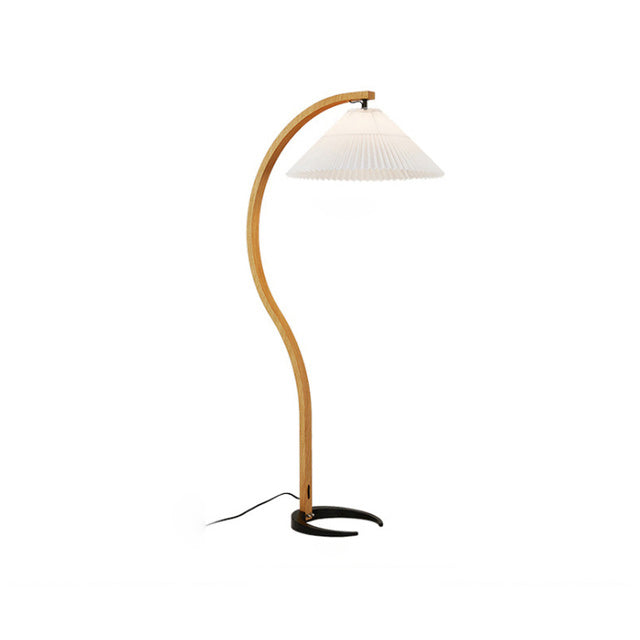 WOMO Lampe sur Pied Col de Cygne Plissée - WM7013
