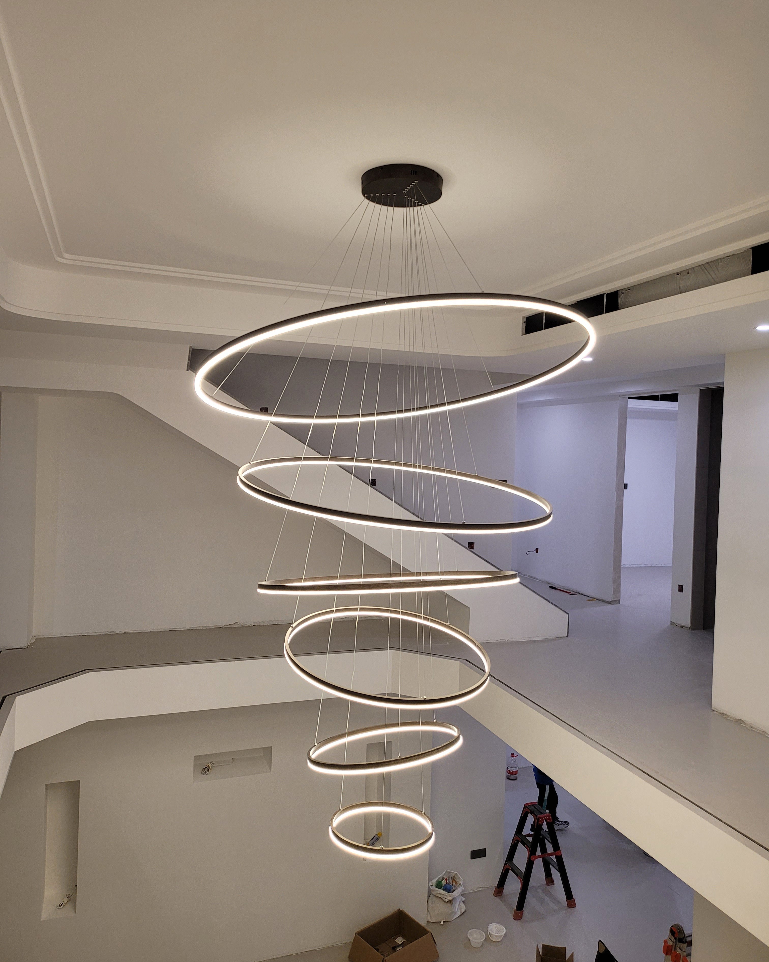 WOMO Lustre Multiple Cercle Led Luxe-WM2159