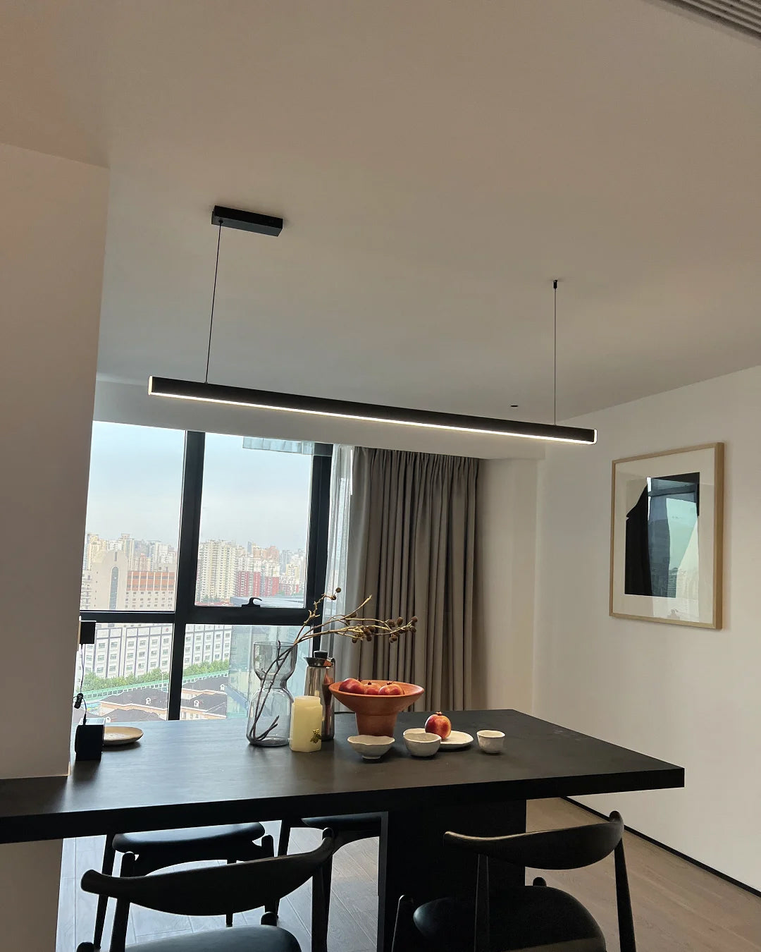 WOMO Suspension Lineaire Led Minimaliste- WM2011