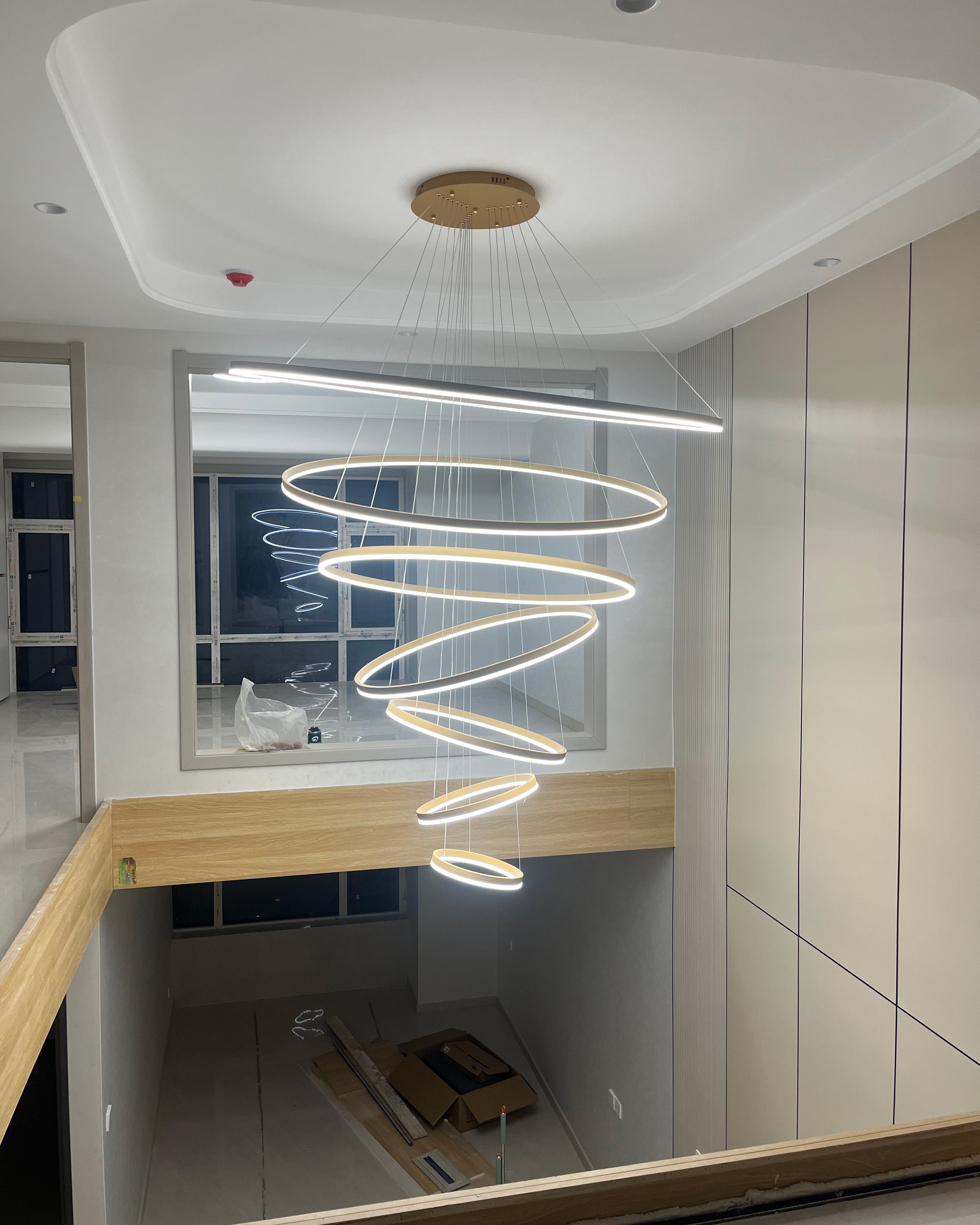 WOMO Lustre Multiple Cercle Led Luxe-WM2159