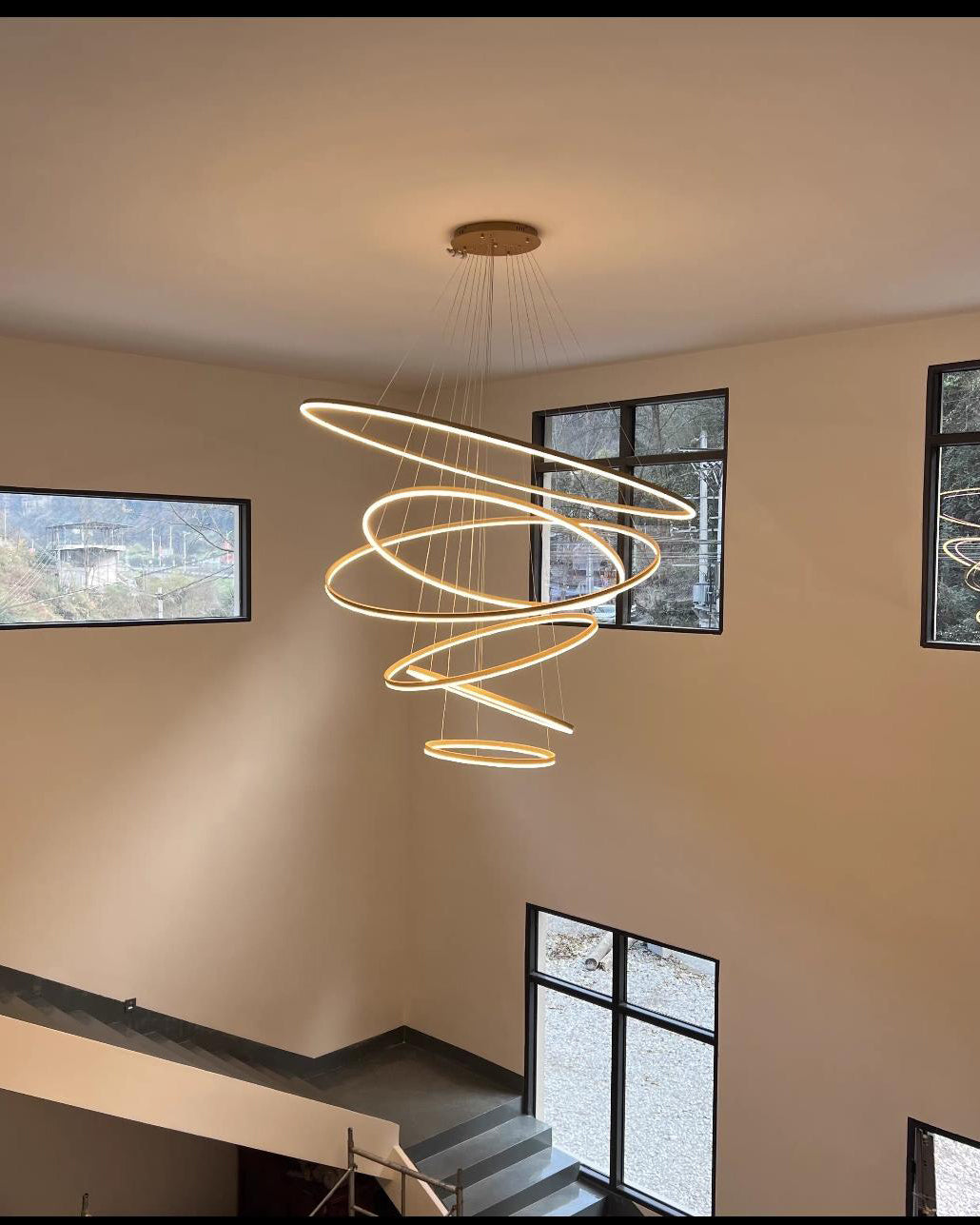 WOMO Lustre Multiple Cercle Led Luxe-WM2159