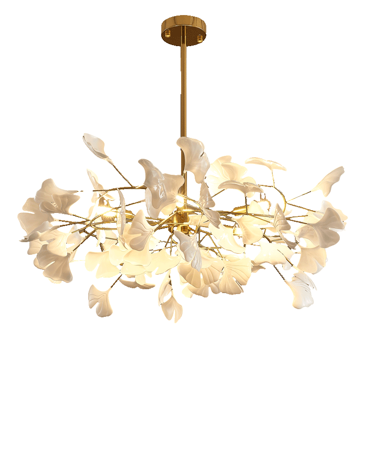 WOMO Lustre Feuille de Ginkgo Décorative-WM2205