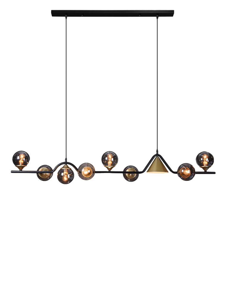 WOMO Lustre lineaire Boule Verre - WM2257