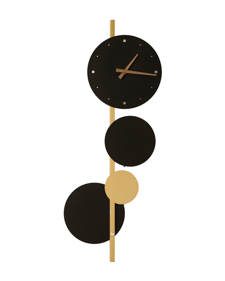 Horloge murale sculpturale WOMO avec lumière LED-WM6087