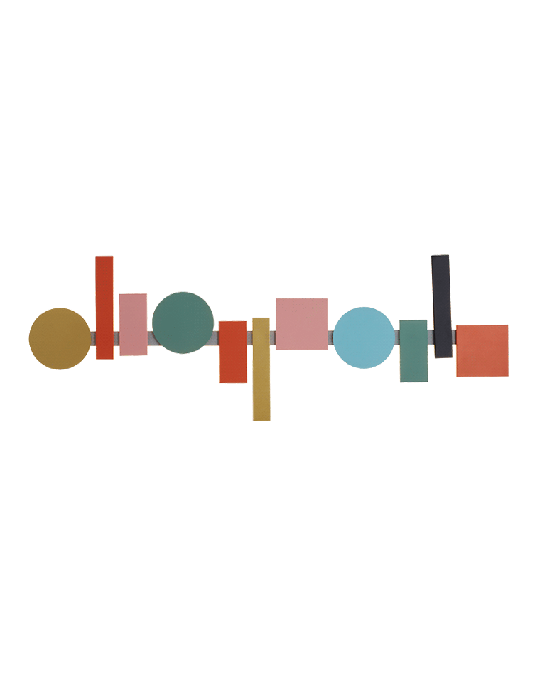 WOMO Appliques Murale Artistique Sculpturale Colorée - WM6080