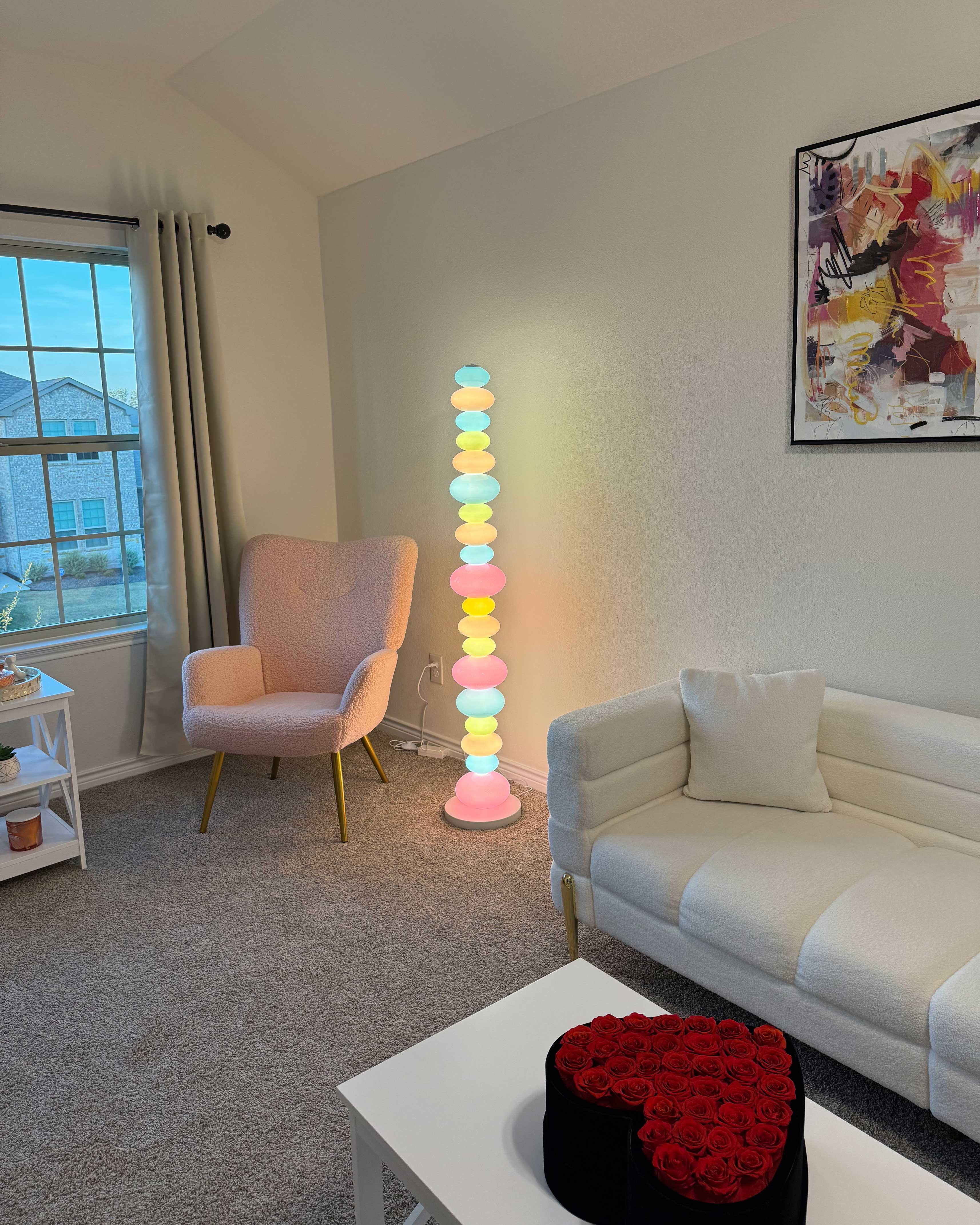 WOMO Lampe sur Pied Colonne Brochettes Bonbon - WM7012