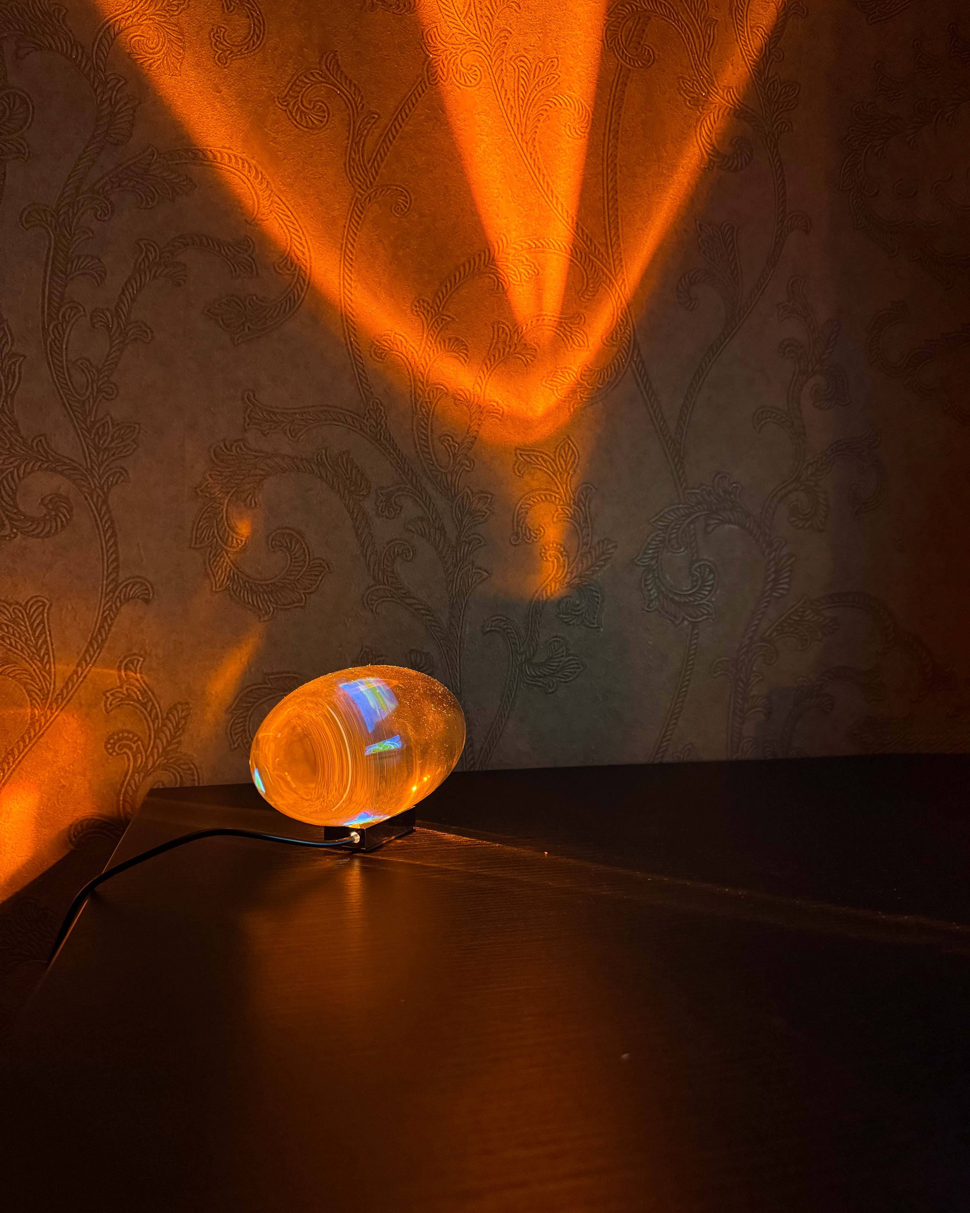 WOMO Lampes à poser en Verre Projecteur d'étoiles-WM8000