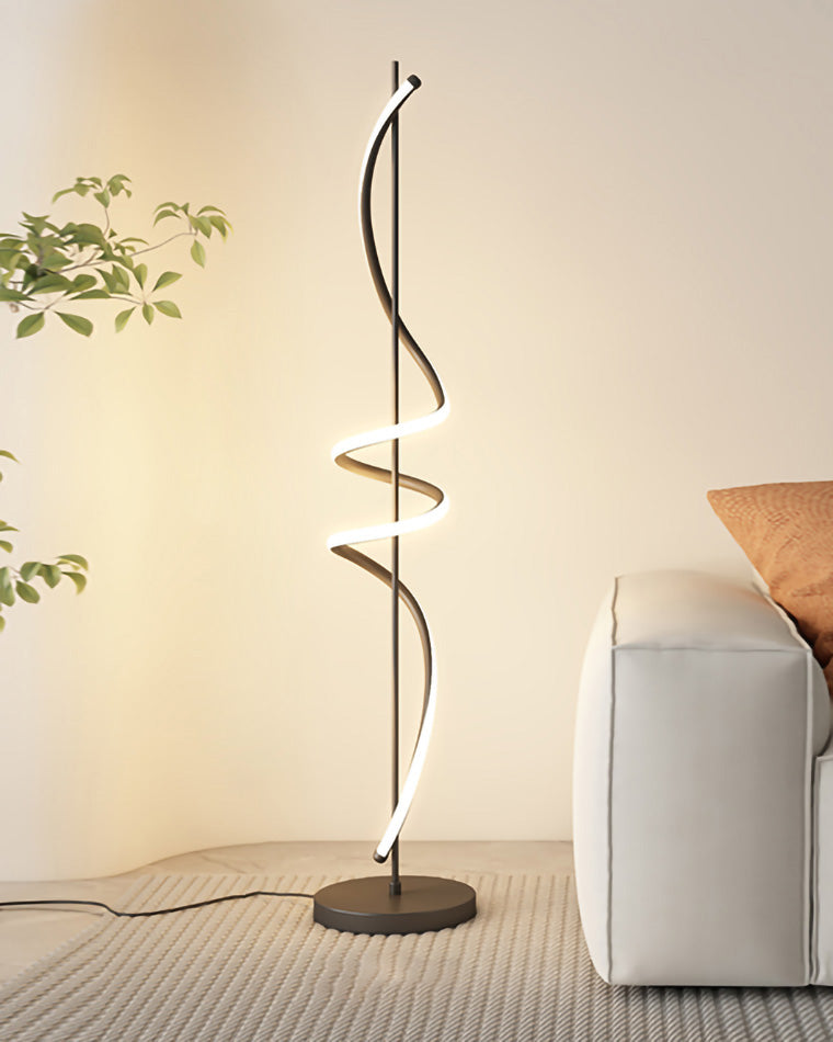 Lampadaire en spirale dimmable WOMO-WM7073