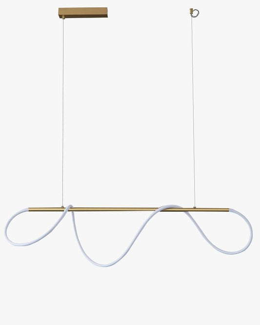 WOMO Suspension LED Filaire Blanc Lineaire Minimaliste Design-WM2059a