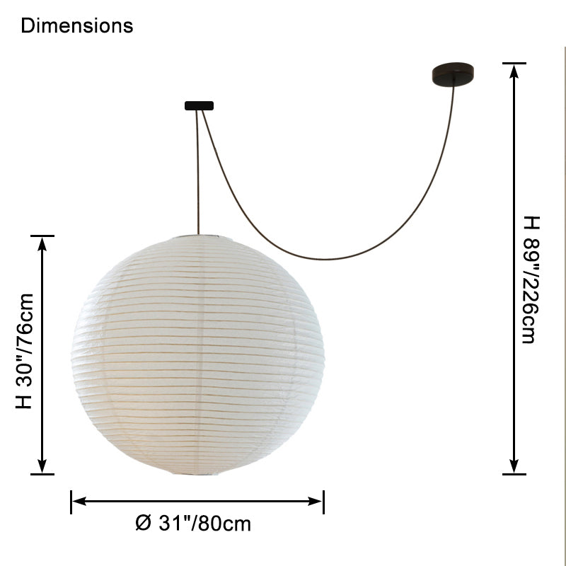 Suspension en soie WOMO Globe-WM2965