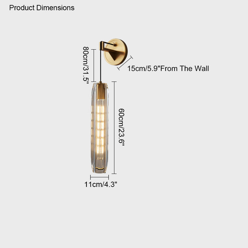 Applique murale en cristal suspendue WOMO-WM6094