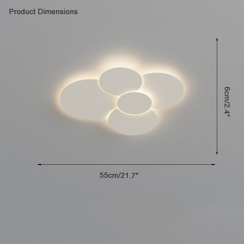WOMO Plafonnier LED Plat Blanc- WM1085