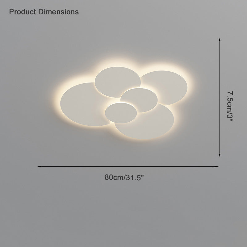 WOMO Plafonnier LED Plat Blanc- WM1085